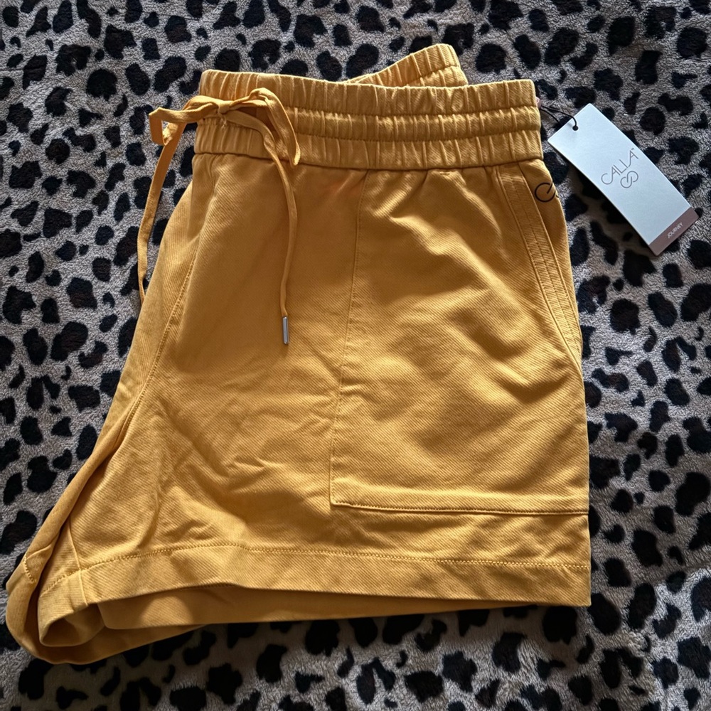 Women's Yellow Shorts